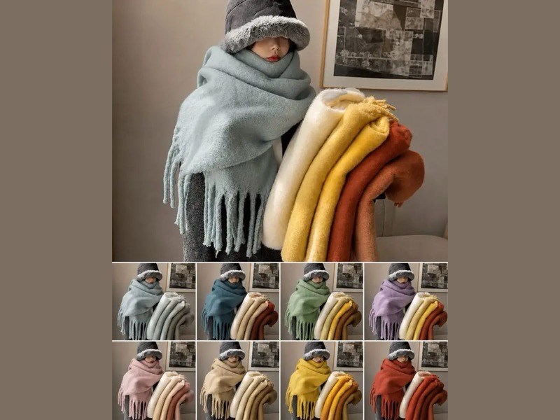 Pack maxi bufandas + cashmere
